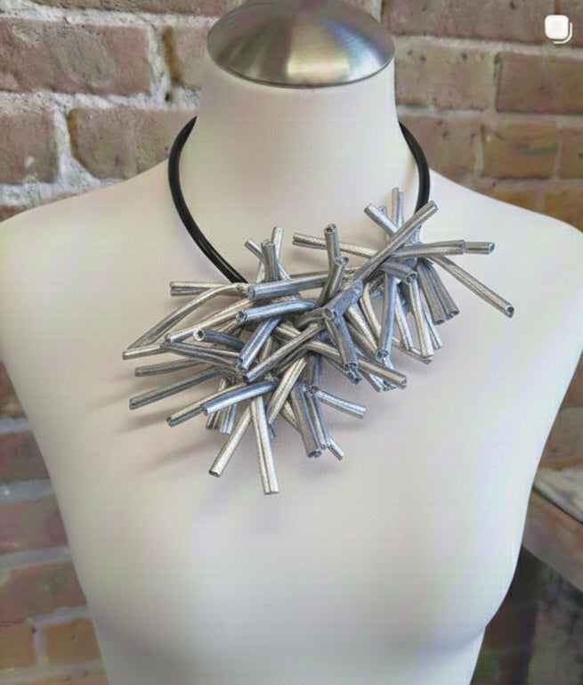 Mika Textile Necklace