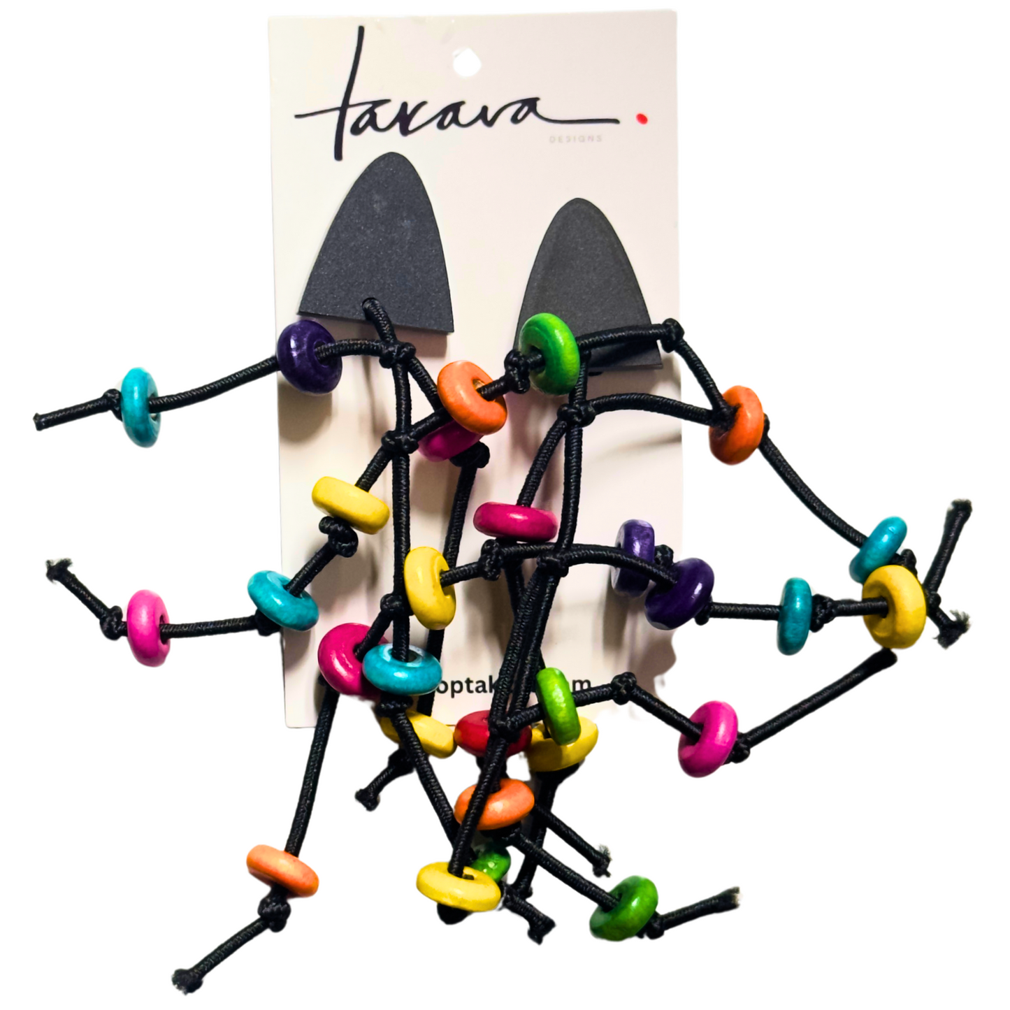 Wooden Kinetic Necklace and Earrings