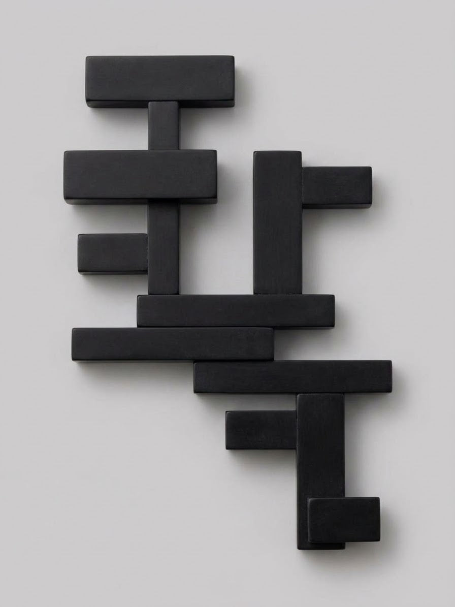 Floor Plan Sculptural Brooch