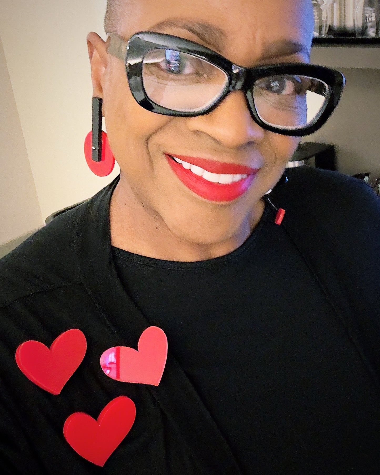 Black and White Earrings #17