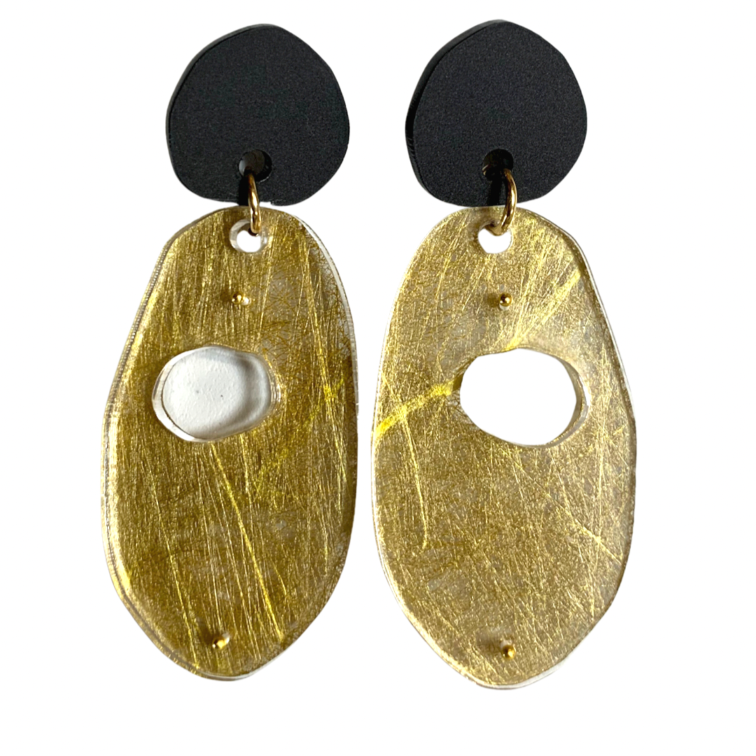 Golden Strands Earrings