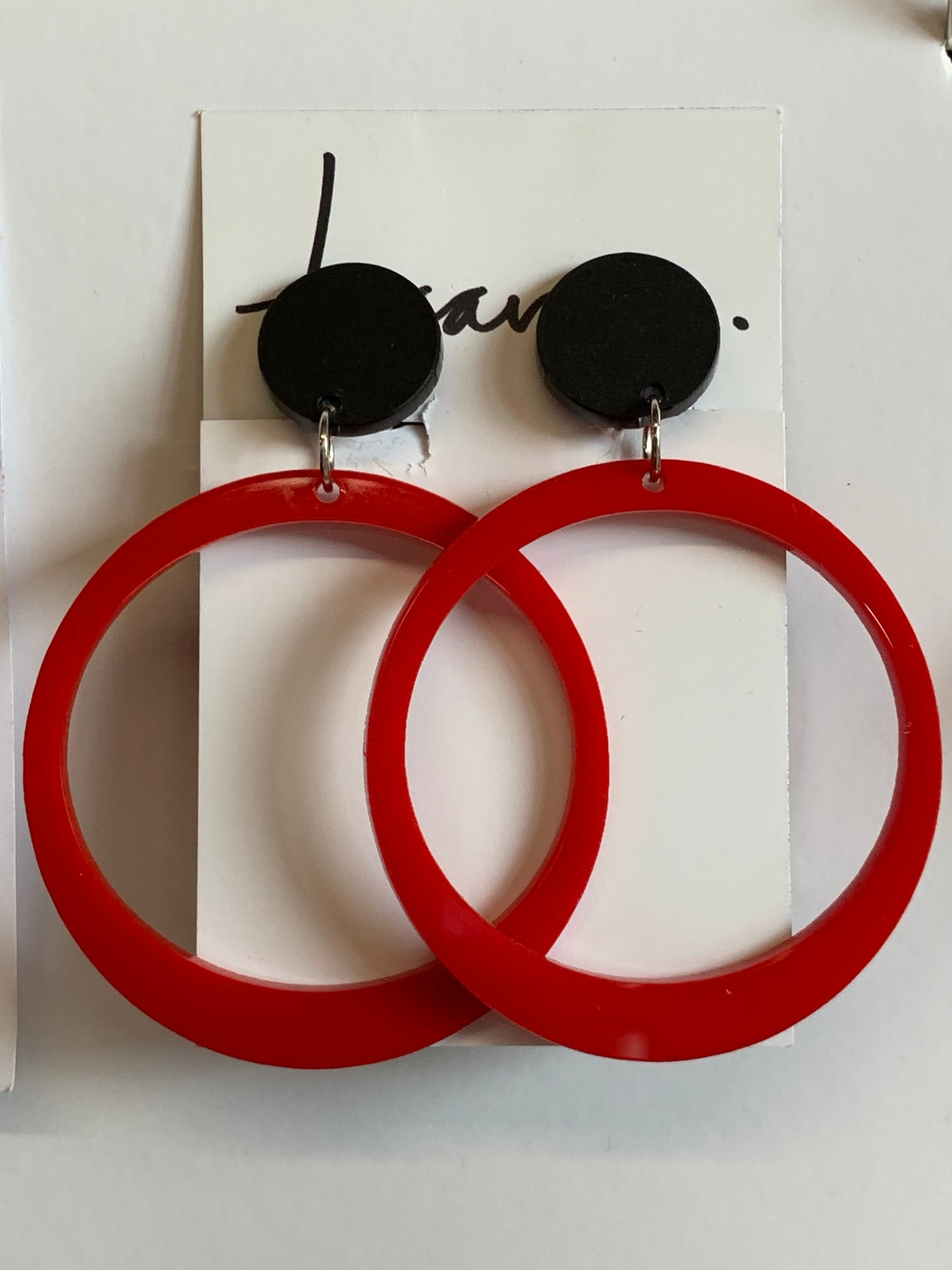 Hoop Earrings Lucite