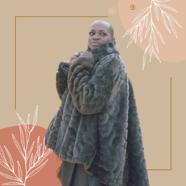 Faux fur swing best sale coat