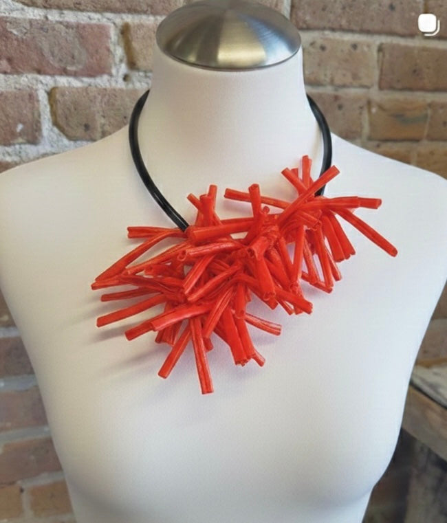Mika Textile Necklace
