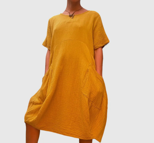 Double Gauze Organic Cotton Dress