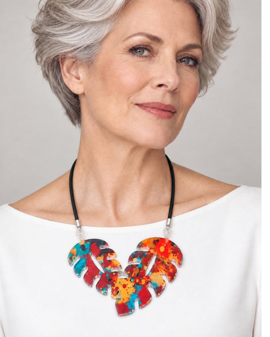 Double Leaf Necklace