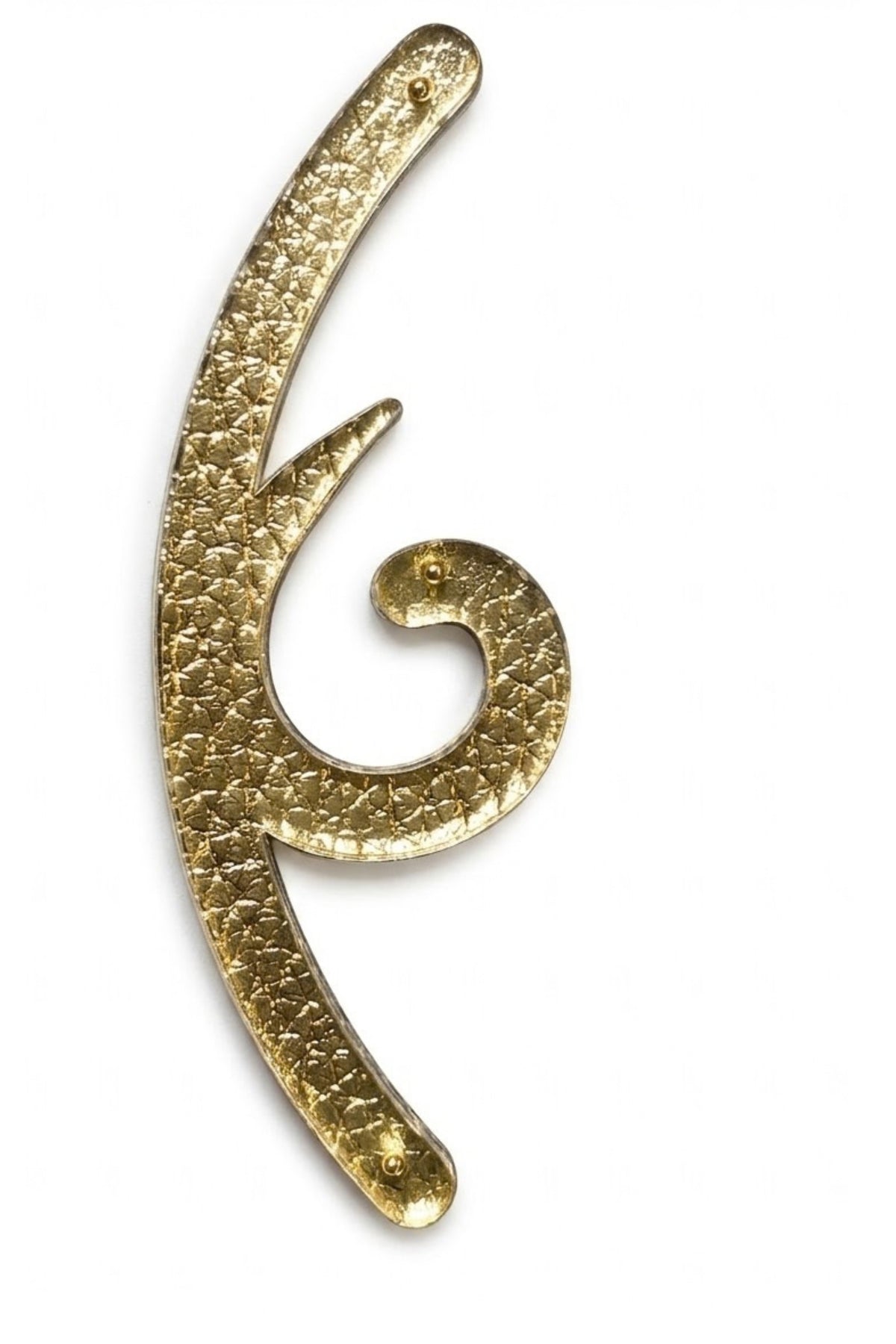 The Dancer Leather/Lucite Brooch
