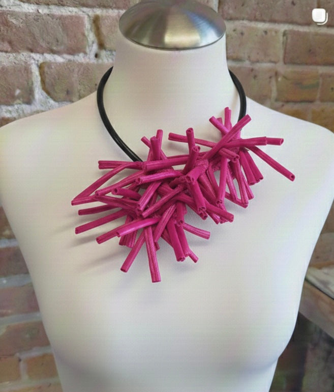 Mika Textile Necklace