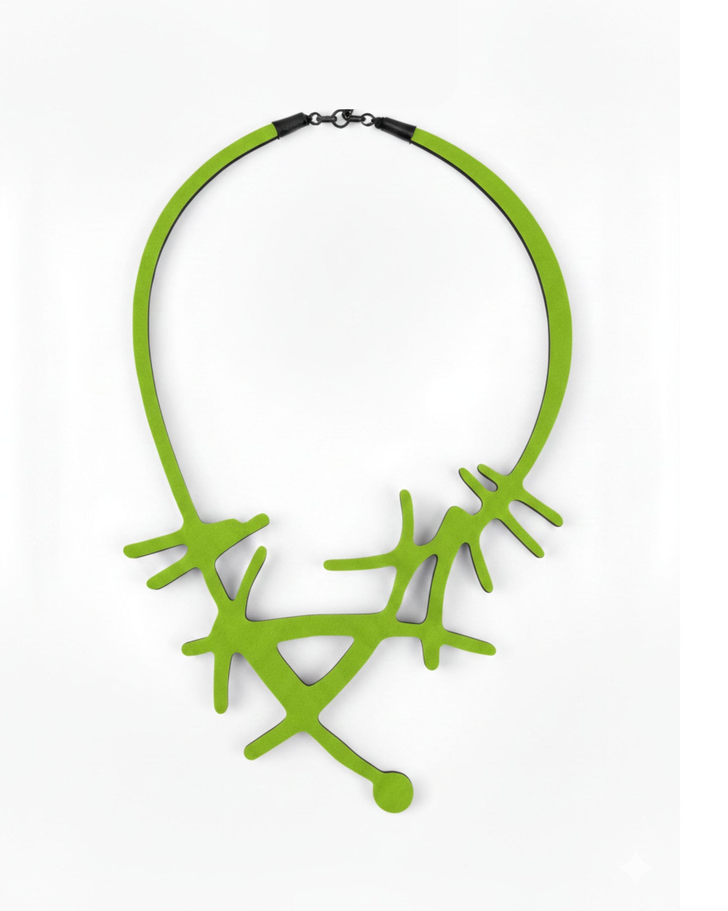 Eco Felt Abstract Bib Necklace