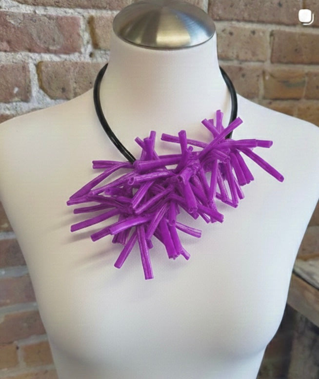 Mika Textile Necklace