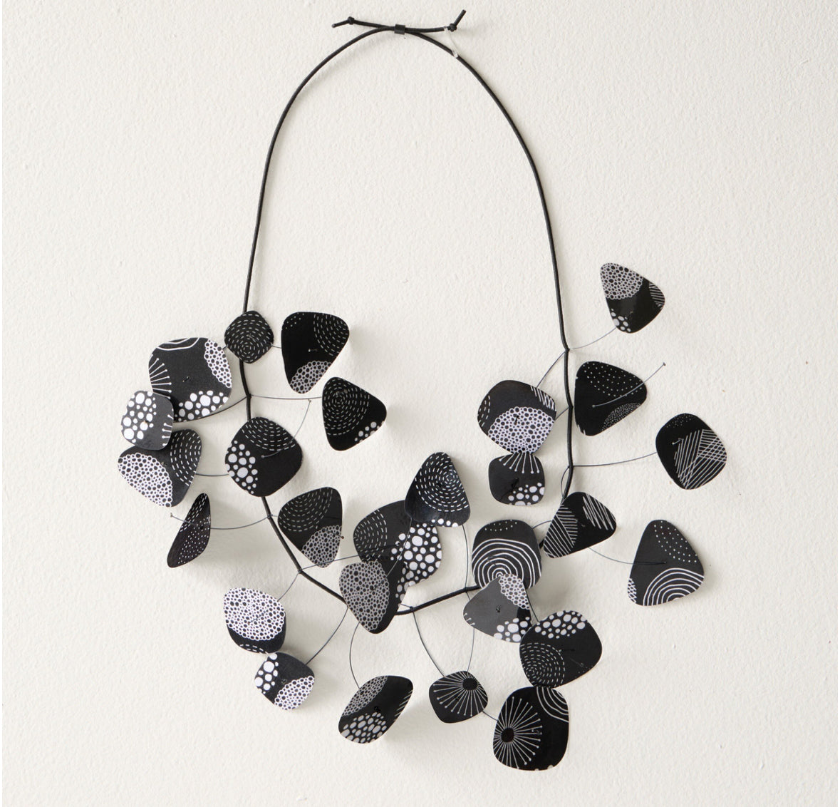 Dots & Lines Squircle Necklace