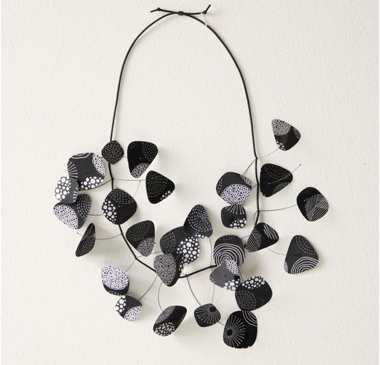 Dots & Lines Squircle Necklace