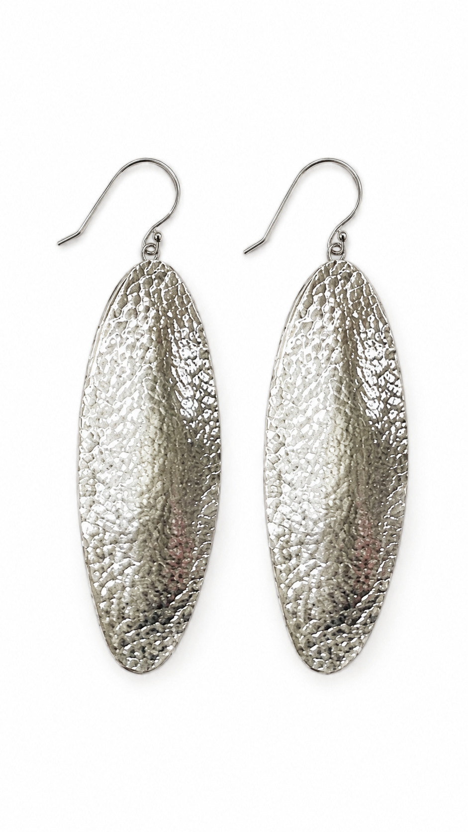 Softly Sculpted Leather Earrings