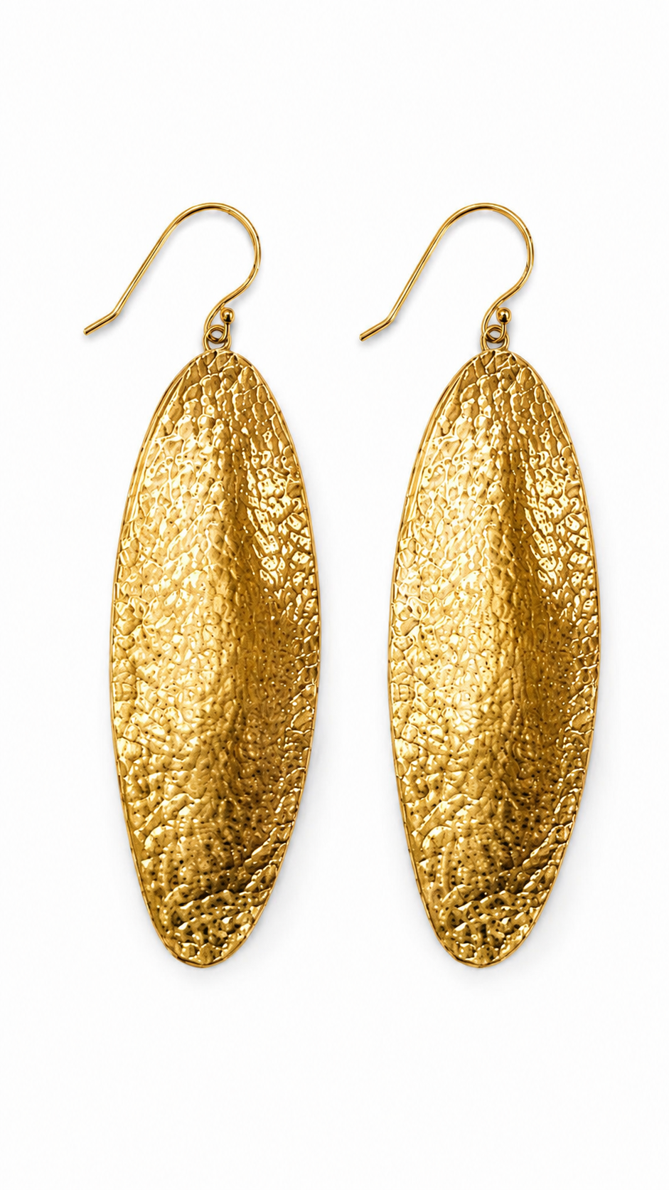 Softly Sculpted Leather Earrings