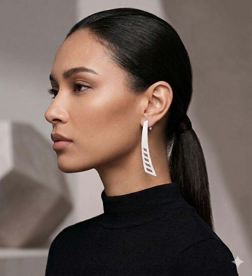 Cutout Fins Earrings