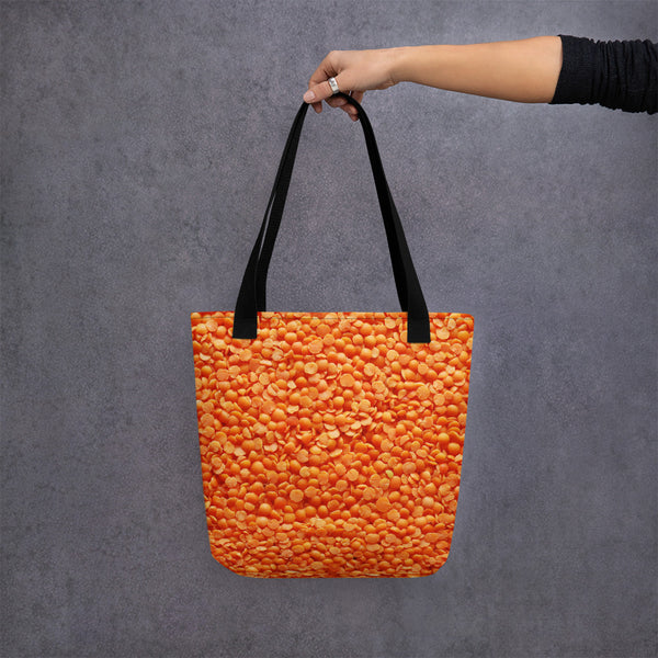 Orange Split Pea Tote (Beans)