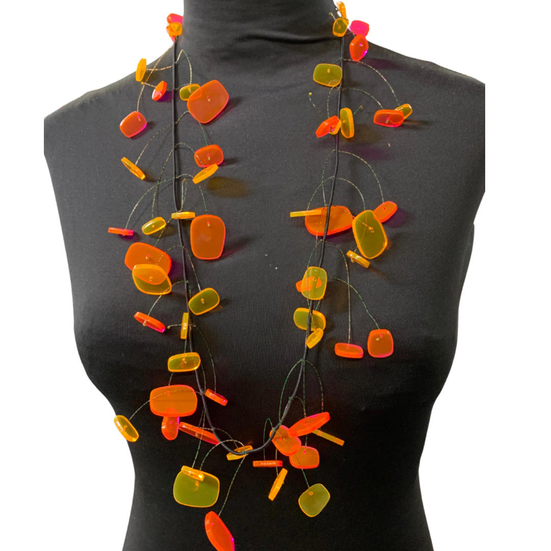 Lucite Kinetics Necklace