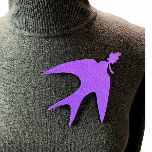 Smaller FELT Peace Dove