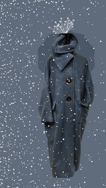 Fleece Couture Oversized Coat