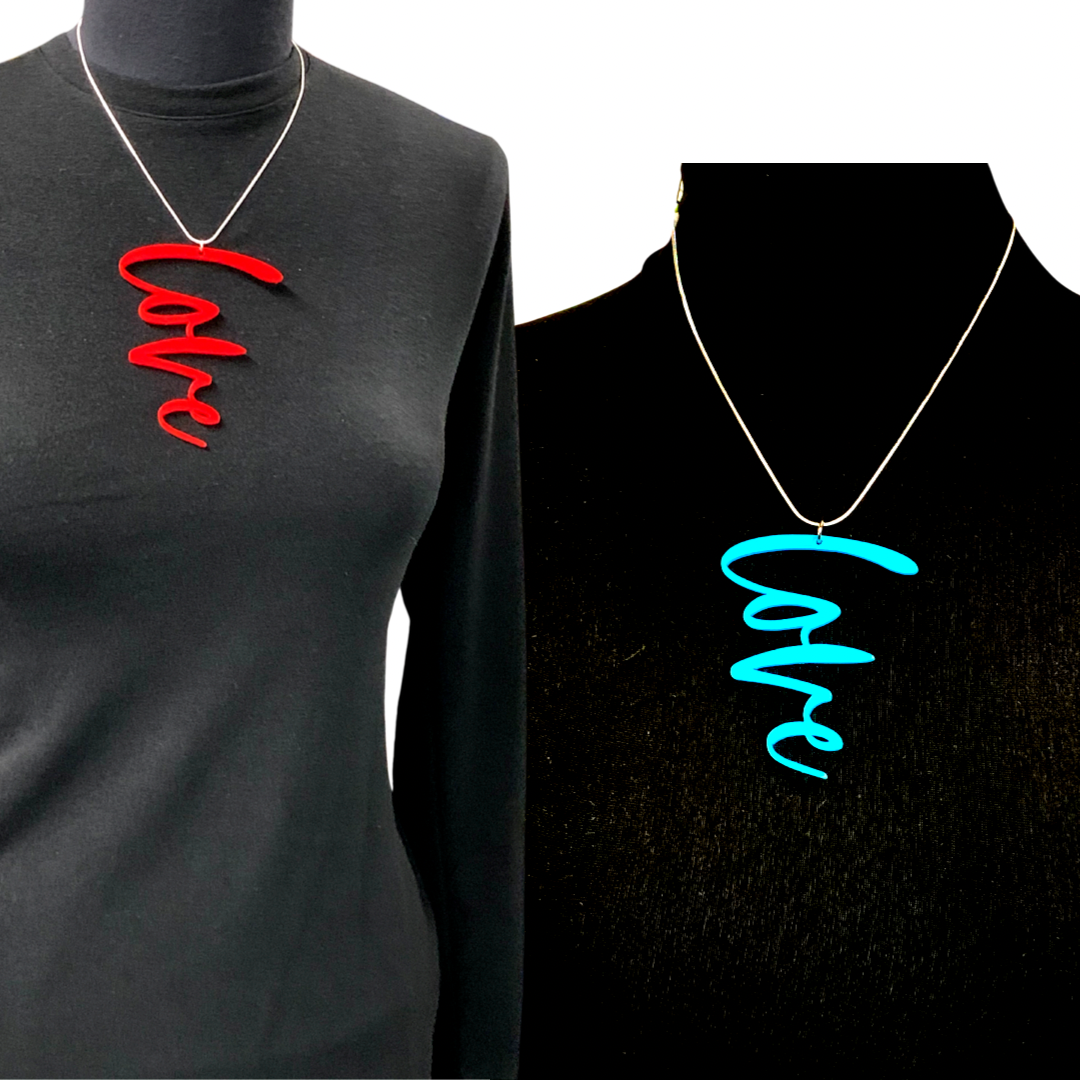 Love Vertical Necklace