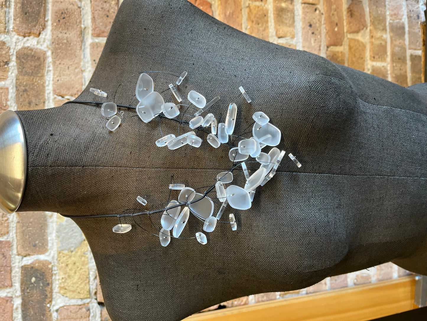 Lucite Kinetics Necklace