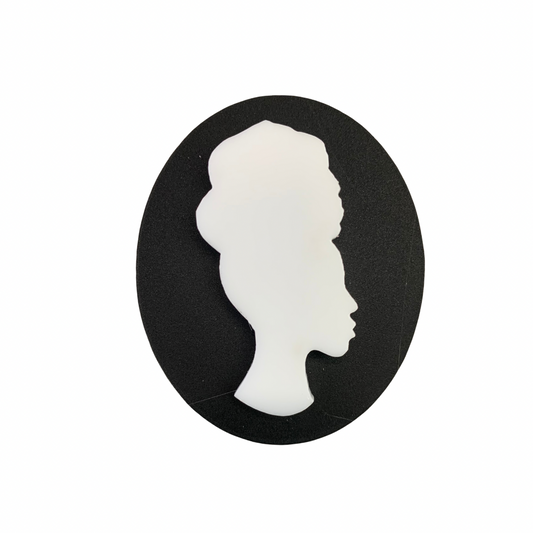 Cameo Crown Act Brooch
