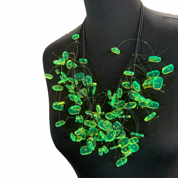 Lucite Kinetics Necklace