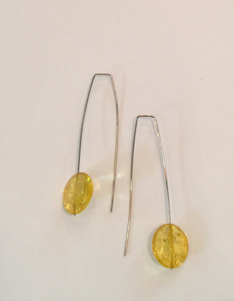 Amber Lollipop Earrings