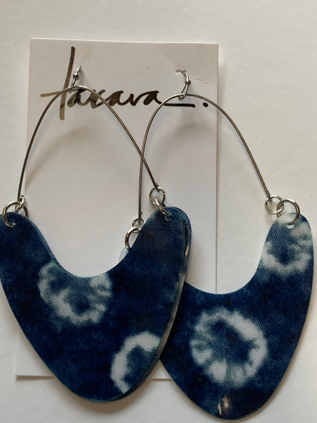 Indigo Hoop Earrings #81