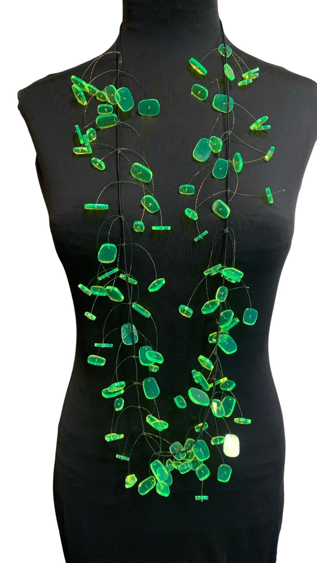 Lucite Kinetics Necklace