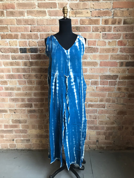 Blue jumpsuit