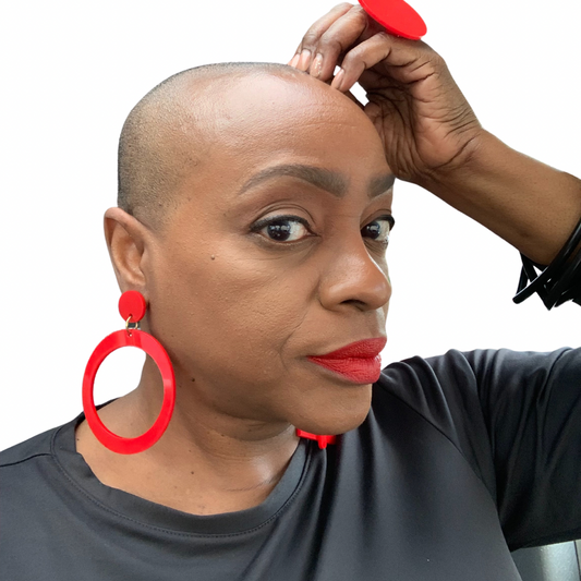 Hoop Earrings Lucite