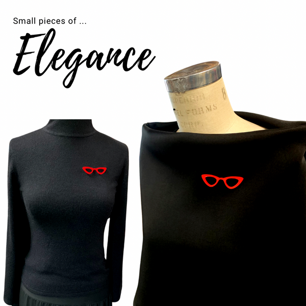 Red Eyewear Pins