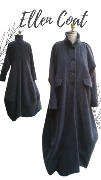 Ellen Fleece Couture Coat