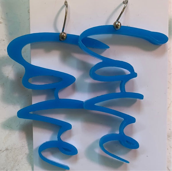 Love Vertical Earrings
