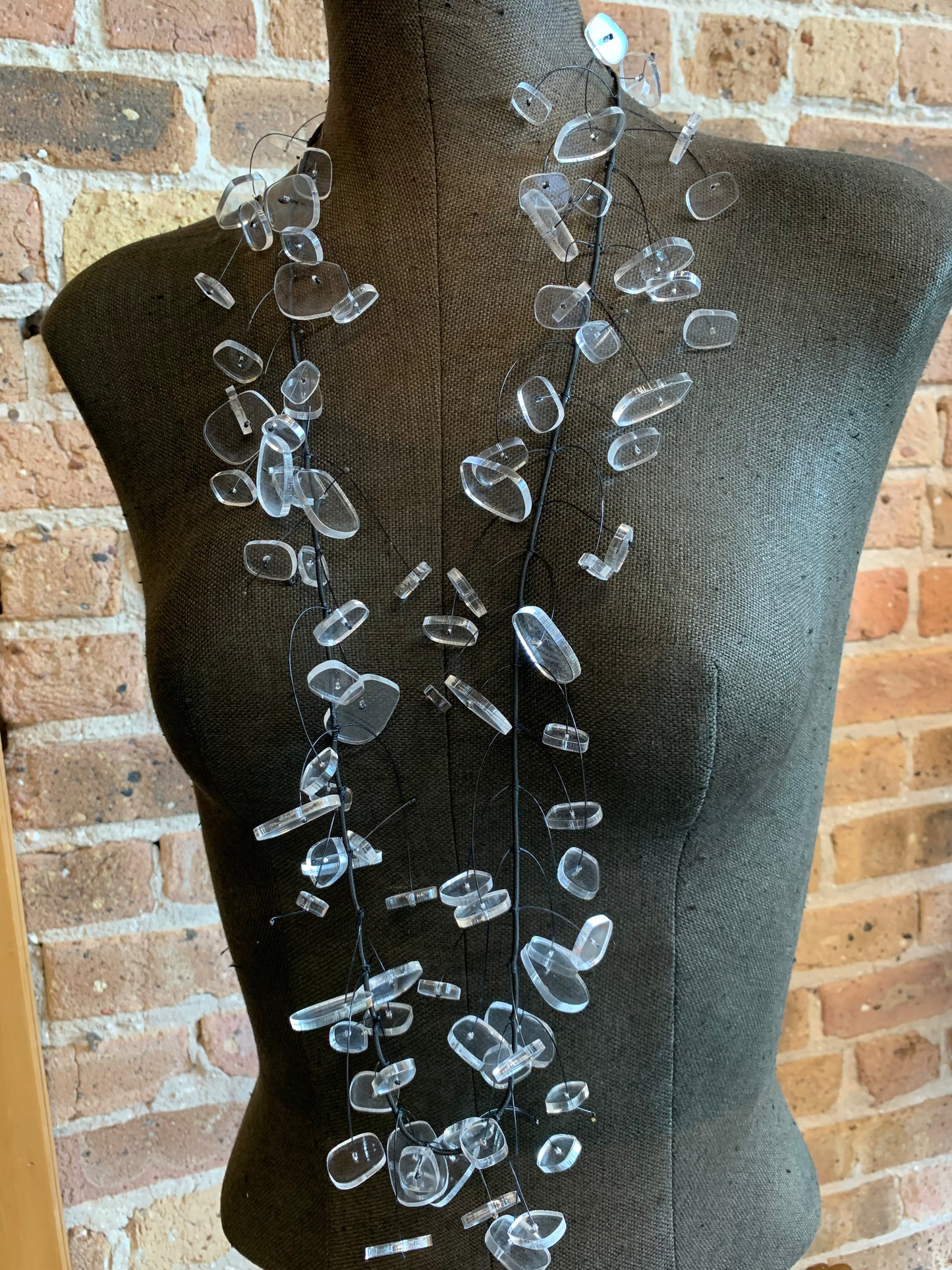Lucite Kinetics Necklace