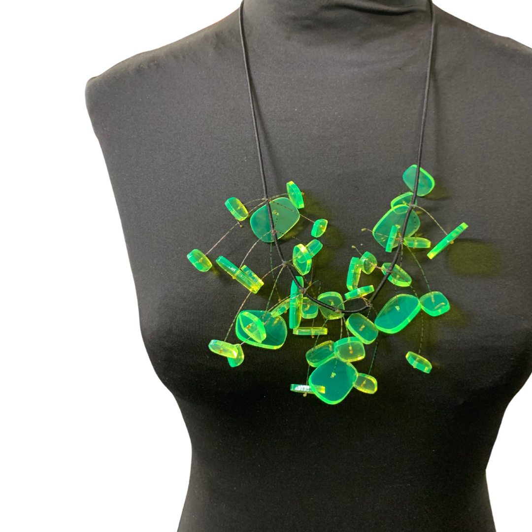 Lucite Kinetics Necklace