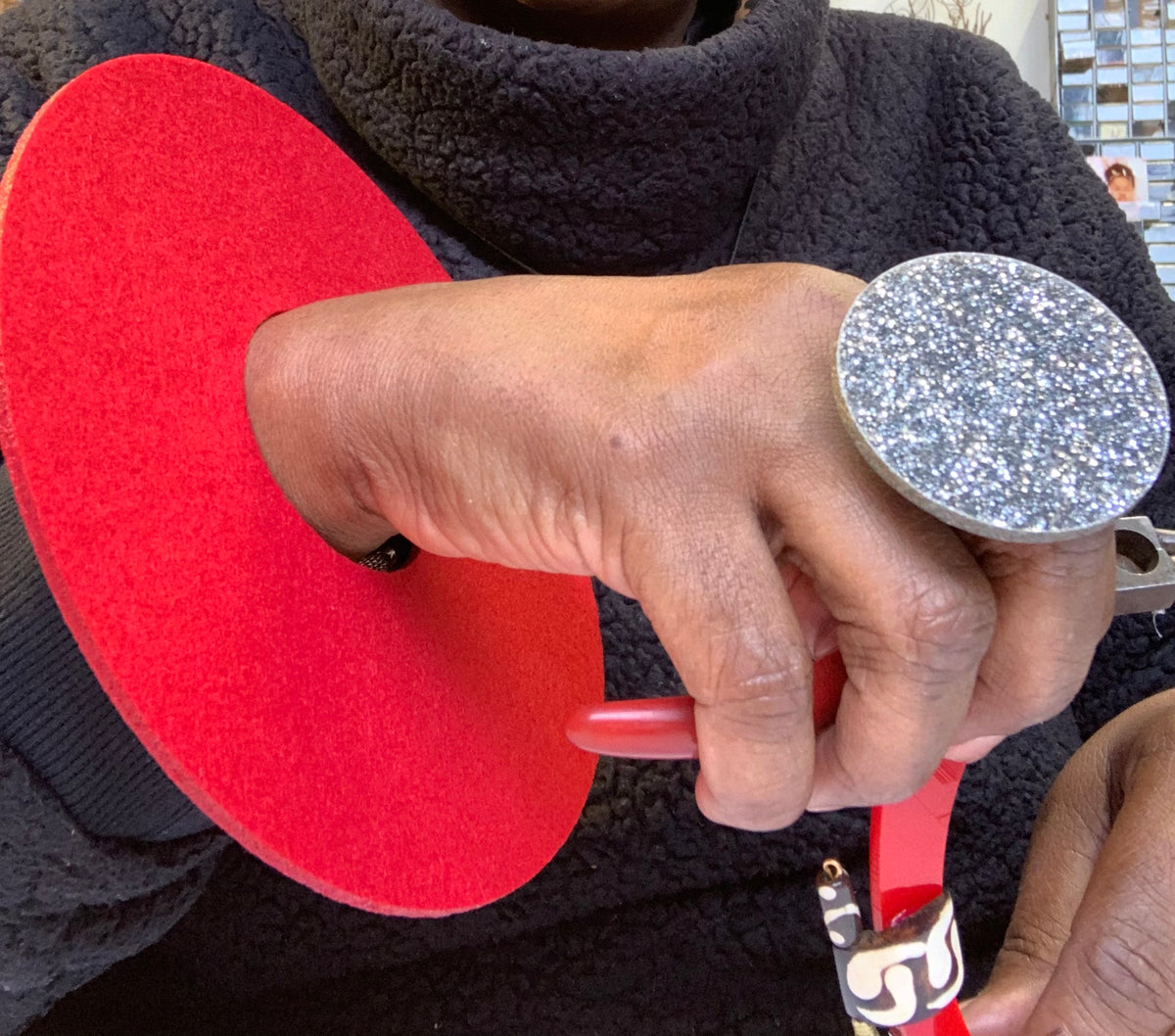 Felt Statement Bracelet