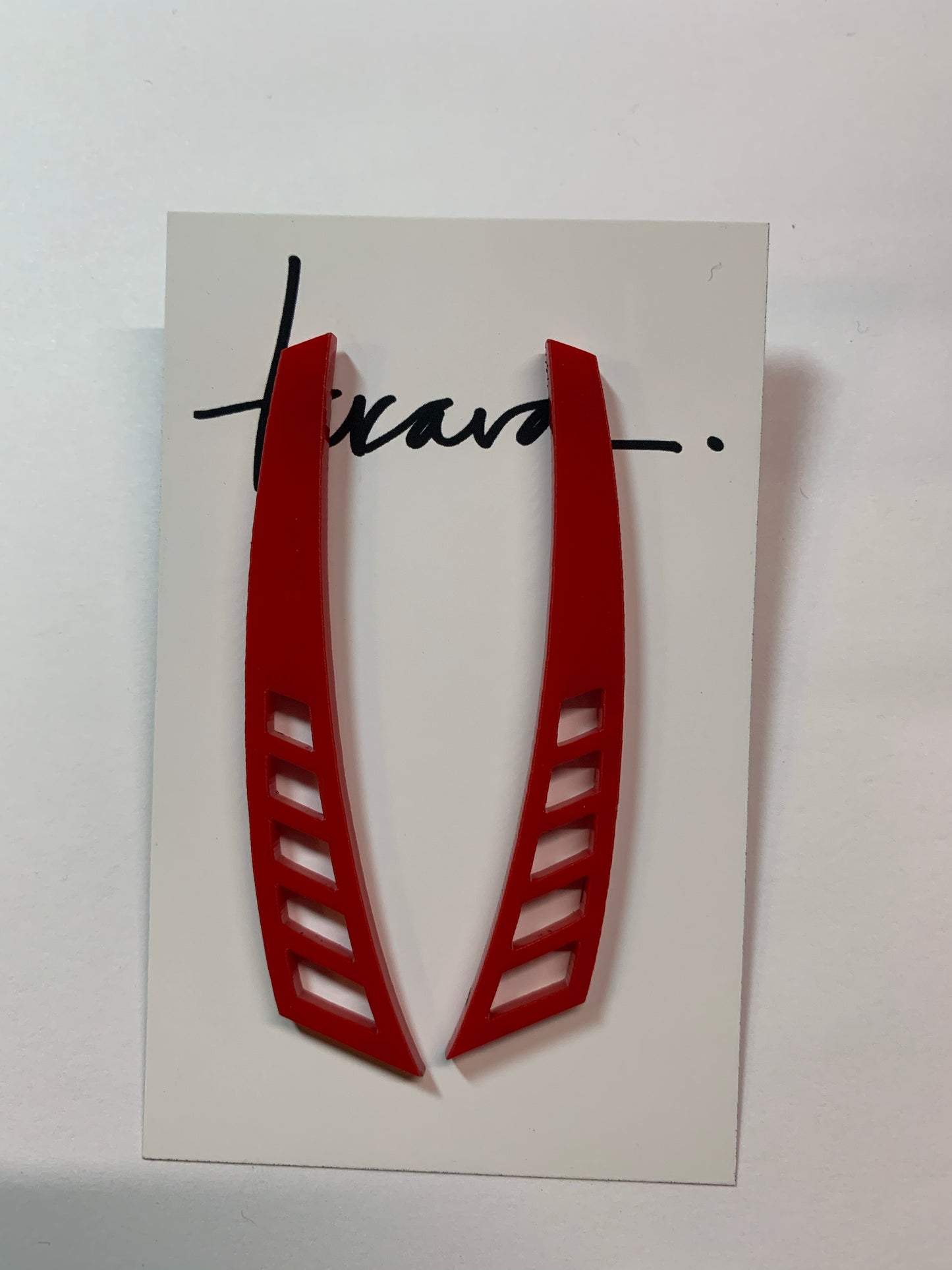 Cutout Fins Earrings