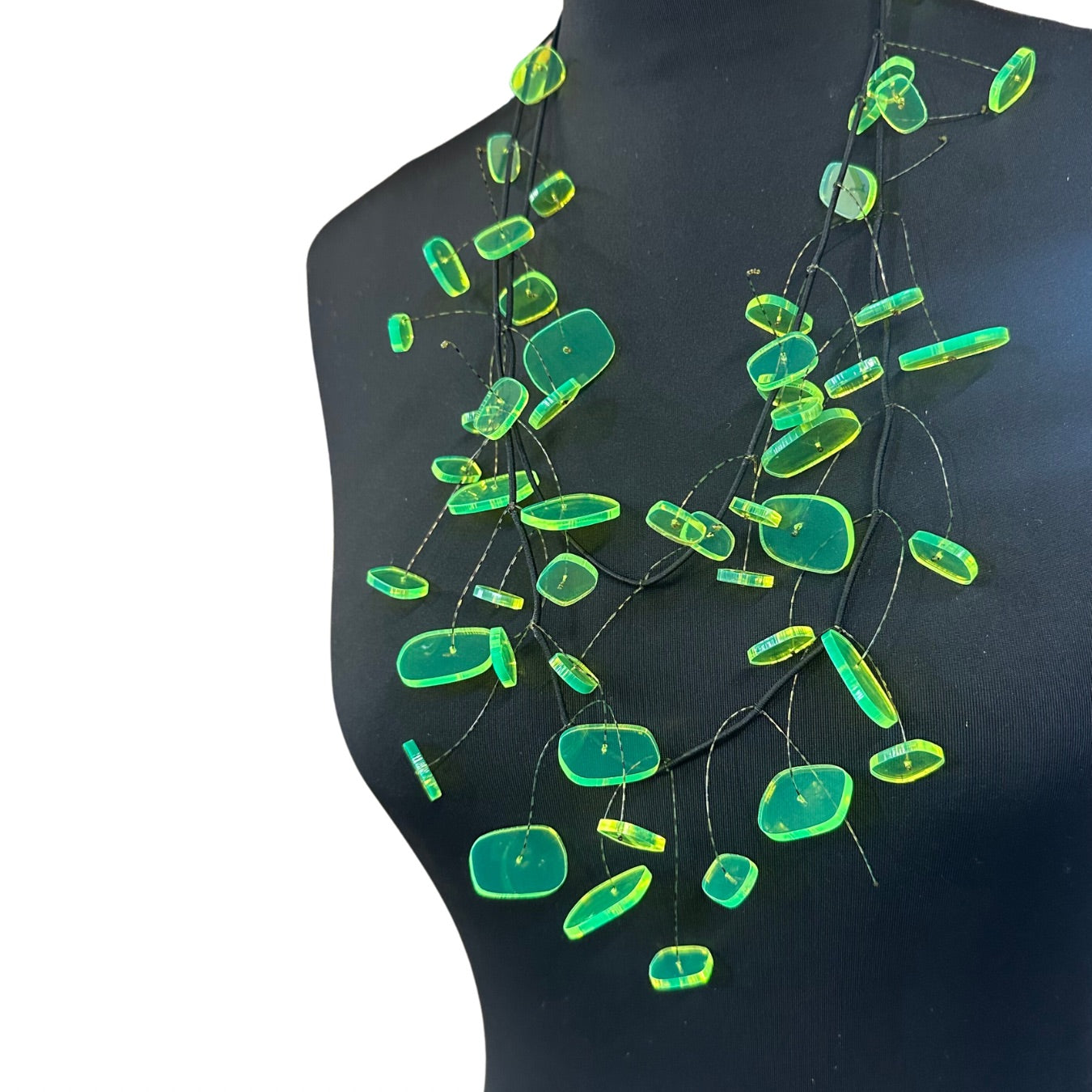 Lucite Kinetics Necklace