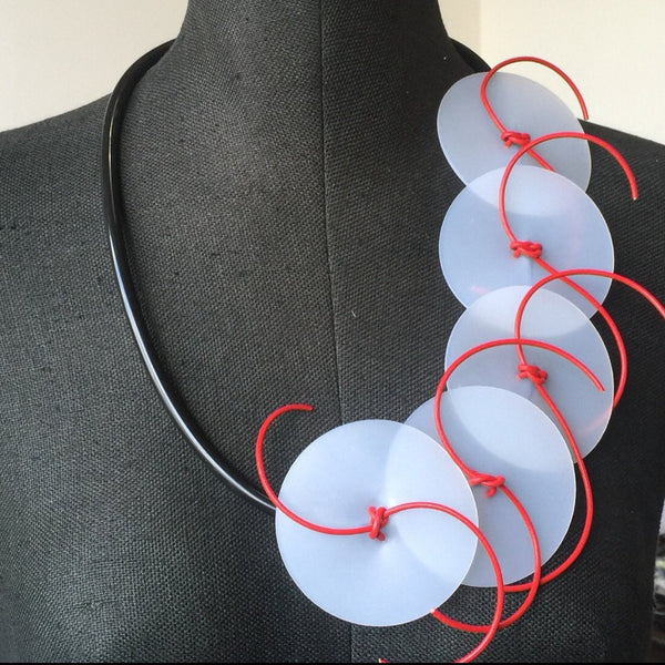 Disc Necklace - Rubber