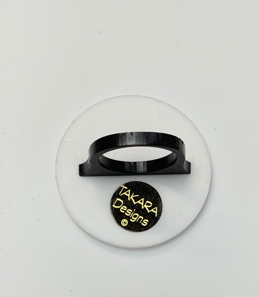 Acrylic Poppy Ring