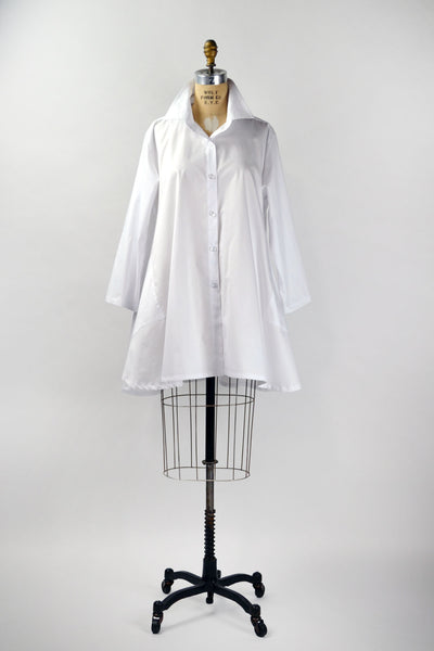 Stella Top in White Shirting